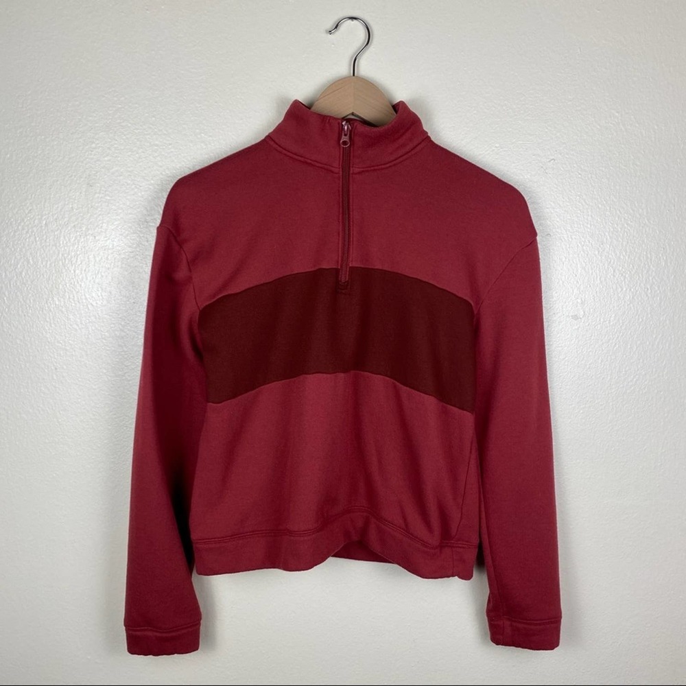 Colsie Colorblock Quarter Zip Fleece Pullover - Picture 4 of 14